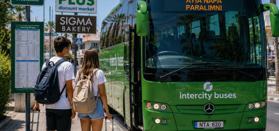 Intercity Bus from Larnaca to Ayia Napa