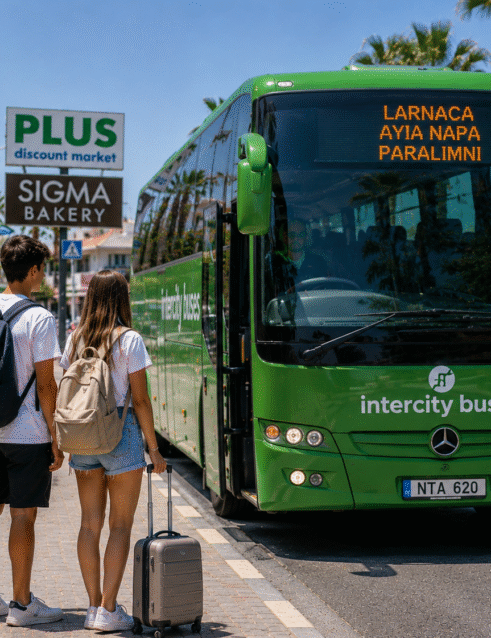 Intercity Bus from Larnaca to Ayia Napa